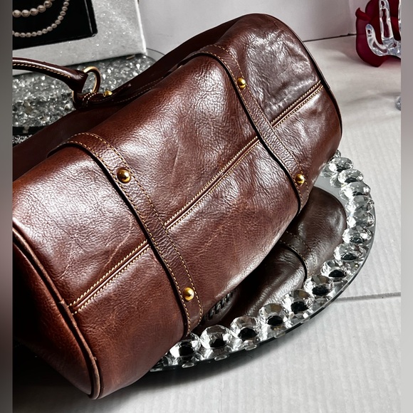 Dooney & Bourke florentina Italian Vacchetta leather handbag or crossbody - Picture 4 of 15